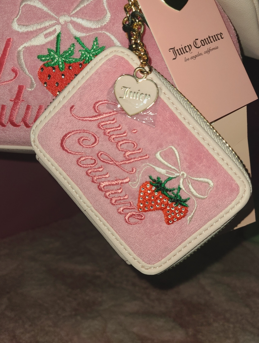 Juicy Couture Bag & Wallet Set 🍓 - Picture 4 of 7